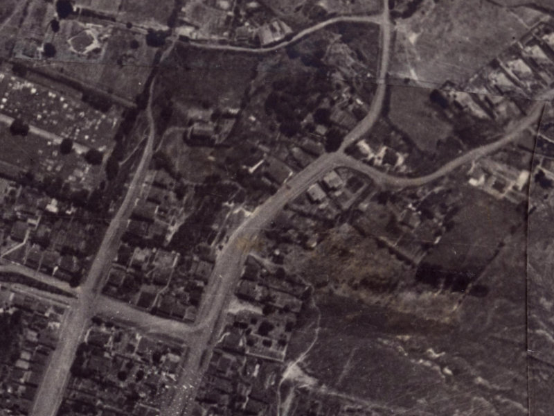 80 Saint Davids Street from the air, 1925-1929