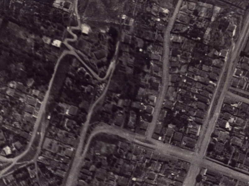 42B Exeter Street from the air, 1925-1929