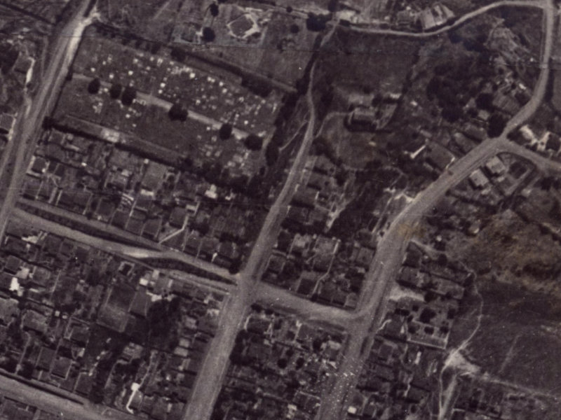 84 Oxford Street from the air, 1925-1929