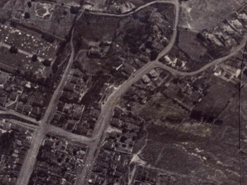 78 Saint Davids Street from the air, 1925-1929