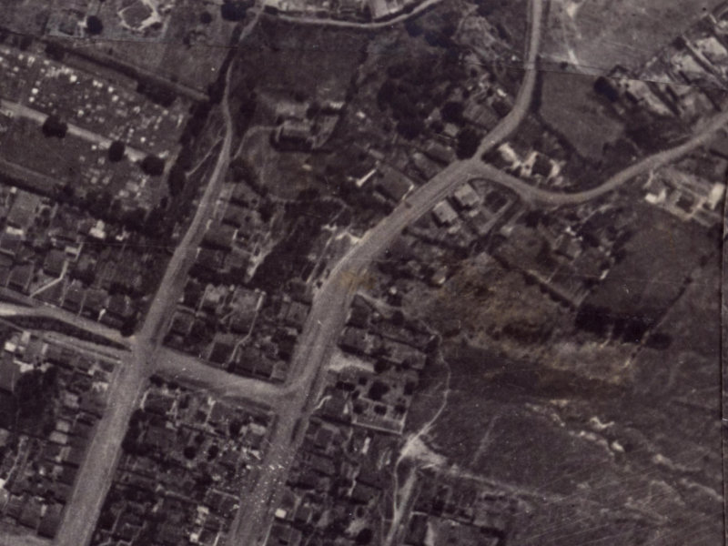 79 Saint Davids Street from the air, 1925-1929