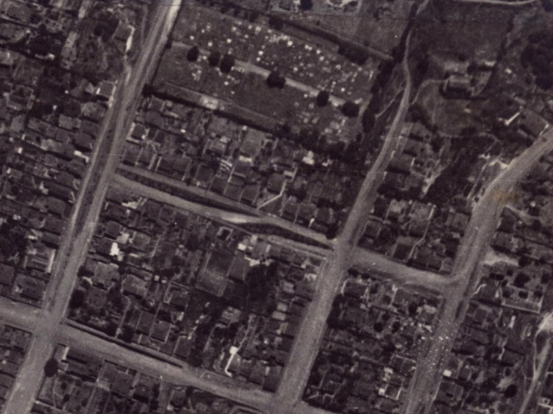 18A Ripon Street from the air, 1925-1929