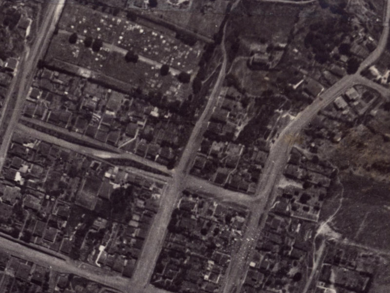 82 Oxford Street from the air, 1925-1929
