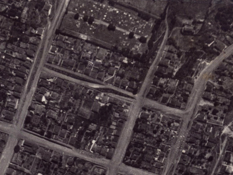 Ripon Street from the air, 1925-1929