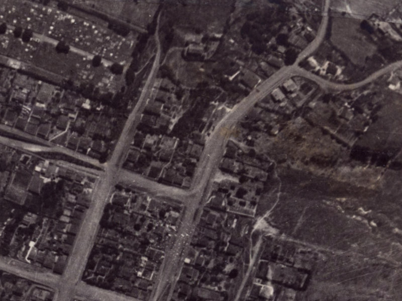75 Saint Davids Street from the air, 1925-1929