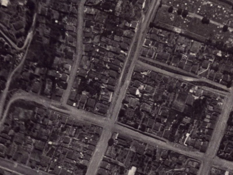 55 Canterbury Street from the air, 1925-1929