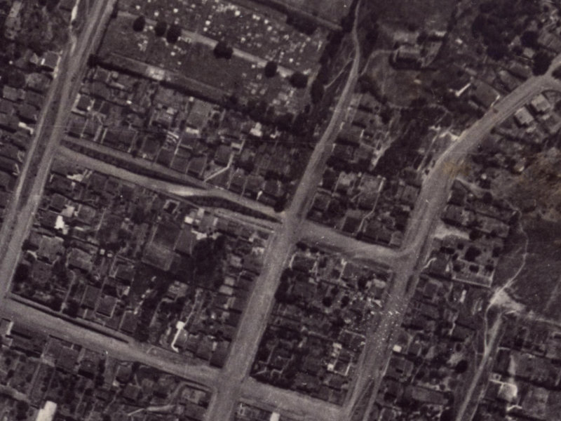 12 Ripon Street from the air, 1925-1929