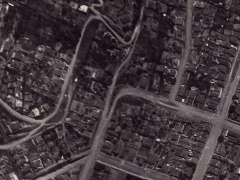 49R Exeter Street from the air, 1925-1929