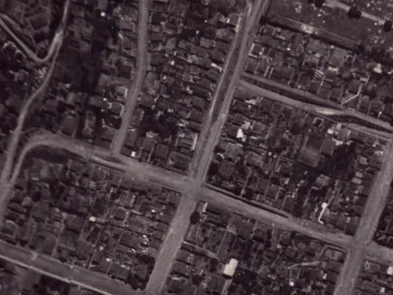 53 Canterbury Street from the air, 1925-1929
