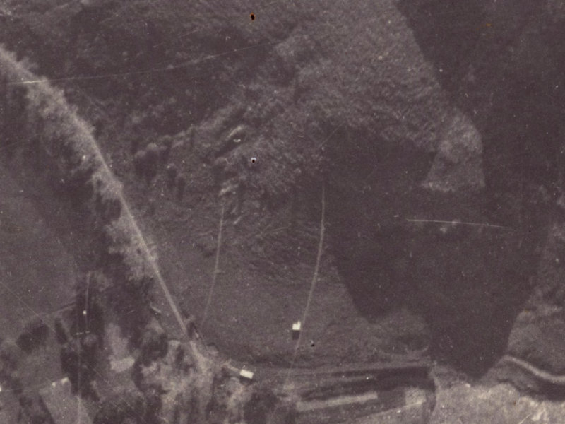 145 Hoon Hay Valley Road from the air, 1925-1929