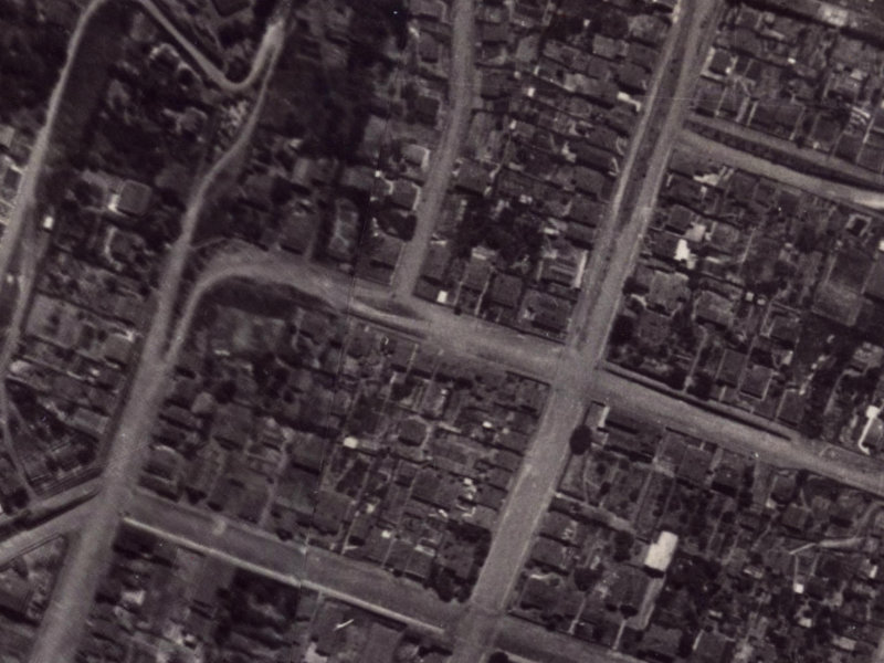 37 Exeter Street from the air, 1925-1929