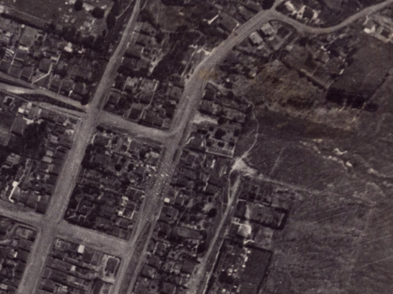 70 Saint Davids Street from the air, 1925-1929