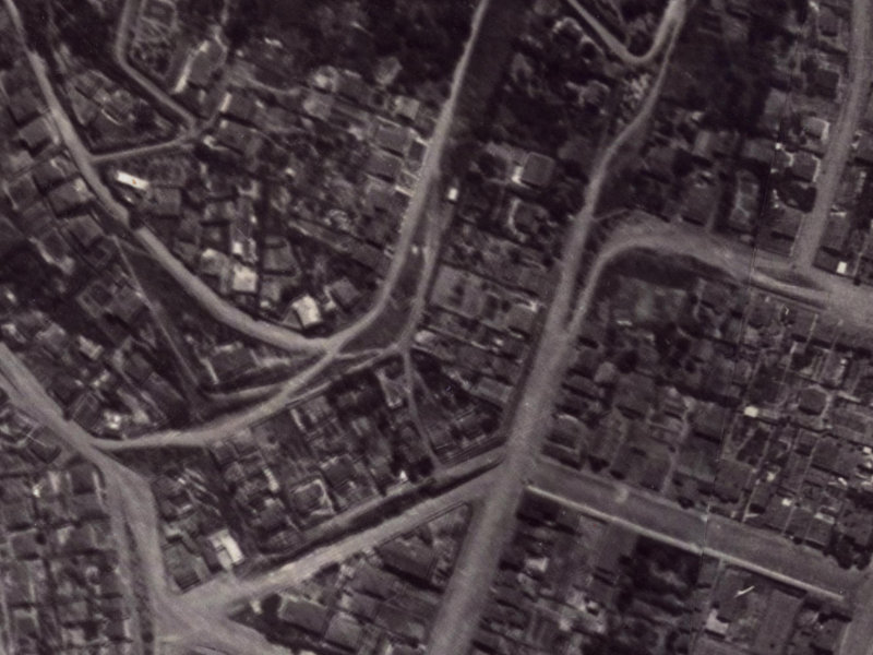 28A Jacksons Road from the air, 1925-1929