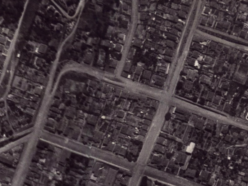 35A Exeter Street from the air, 1925-1929