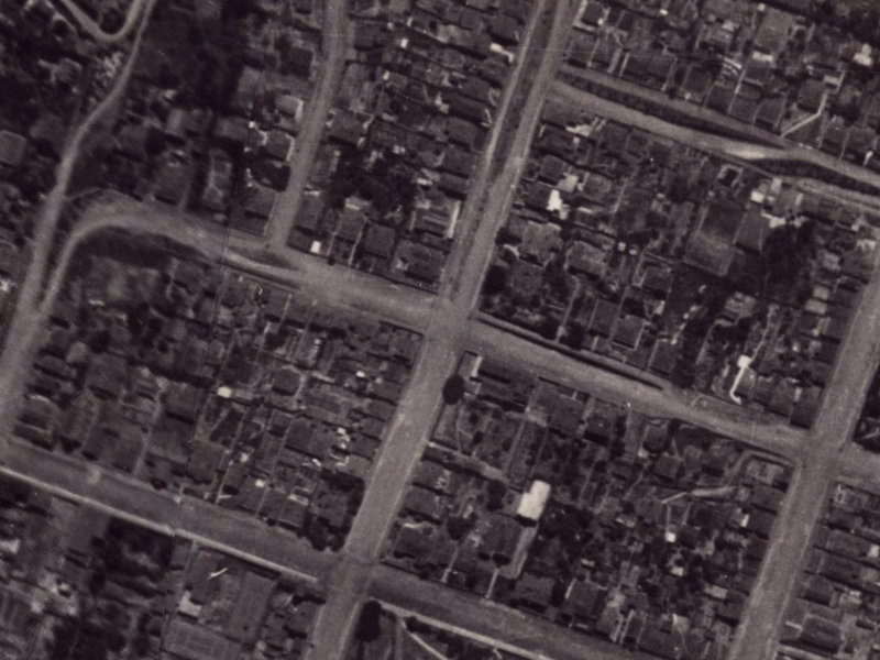 49 Canterbury Street from the air, 1925-1929
