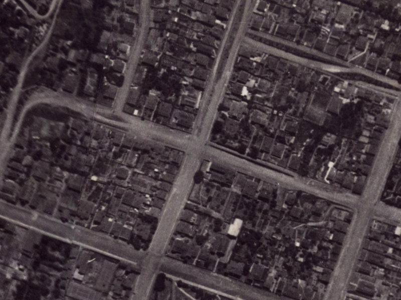 Exeter Street from the air, 1925-1929