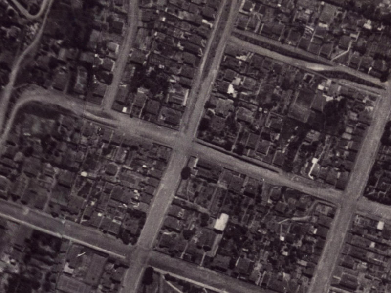 46 Canterbury Street from the air, 1925-1929
