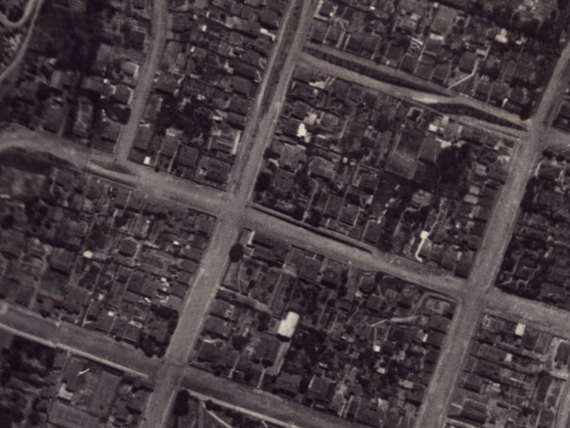 26 Exeter Street from the air, 1925-1929