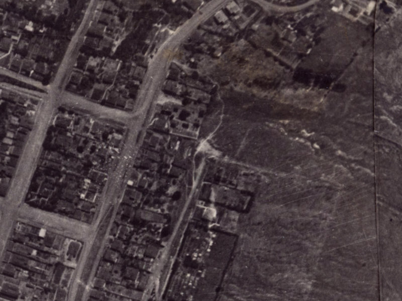 70B Saint Davids Street from the air, 1925-1929