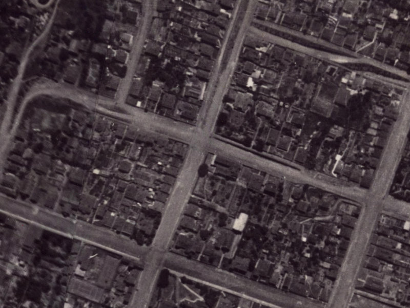 44 Canterbury Street from the air, 1925-1929