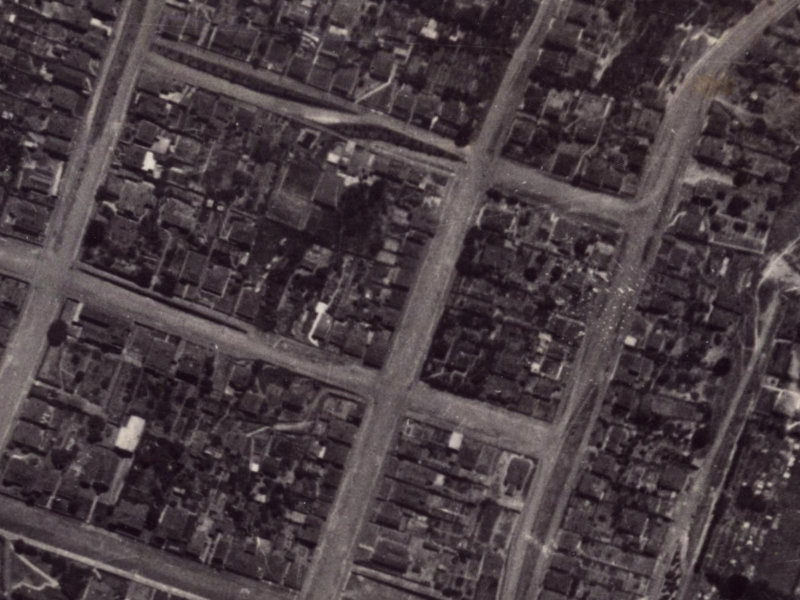 59 Oxford Street from the air, 1925-1929