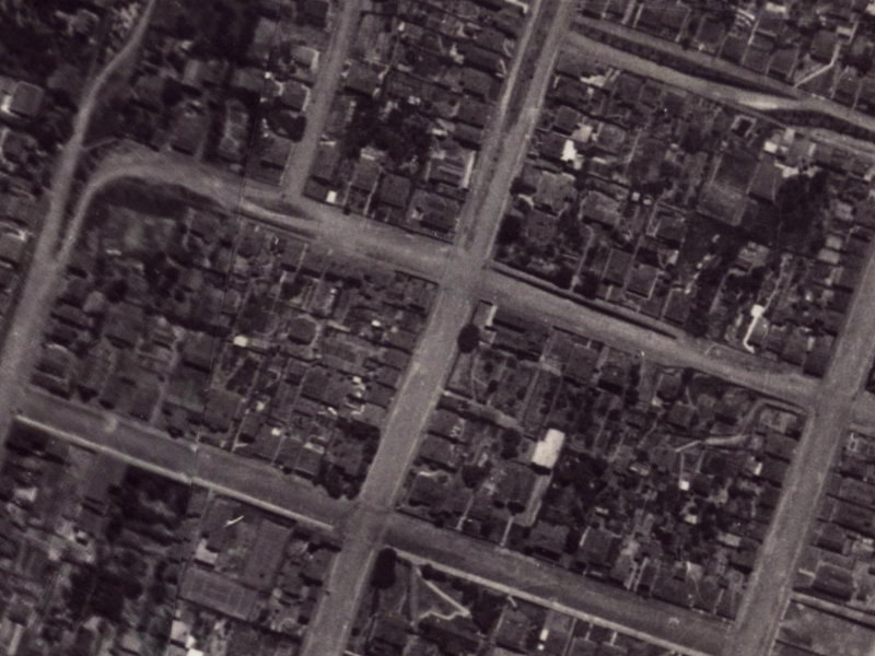 Canterbury Street from the air, 1925-1929