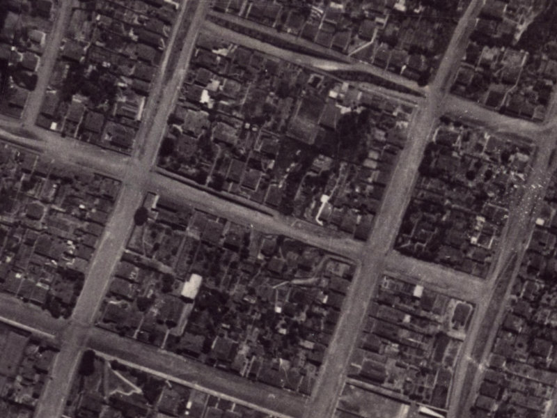 18 Exeter Street from the air, 1925-1929