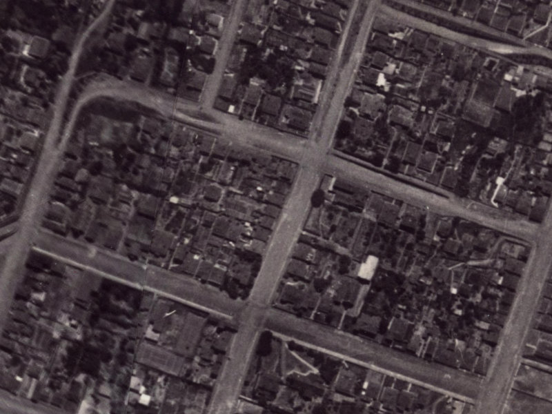 45 Canterbury Street from the air, 1925-1929