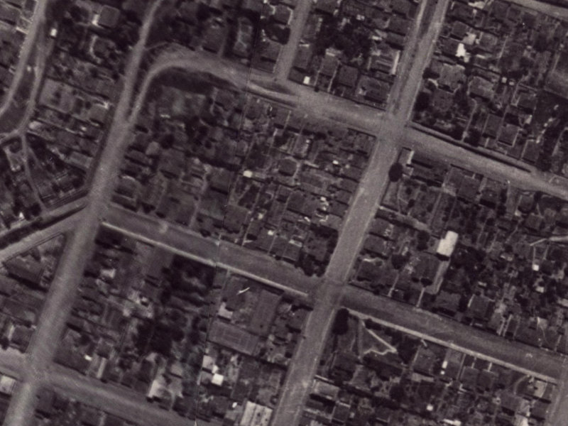 32A Winchester Street from the air, 1925-1929