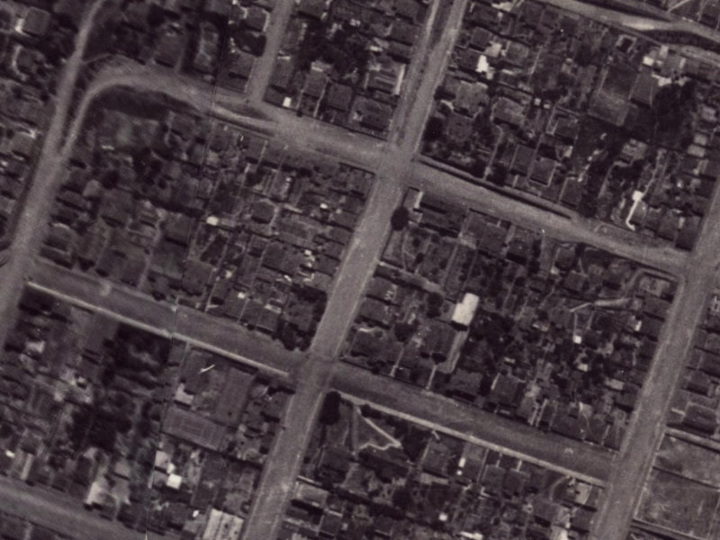 38 Canterbury Street from the air, 1925-1929