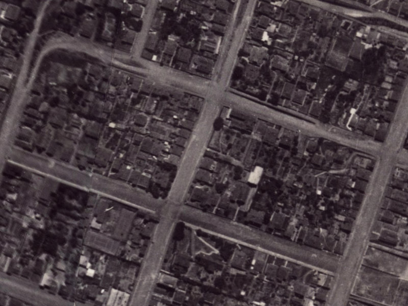 40 Canterbury Street from the air, 1925-1929
