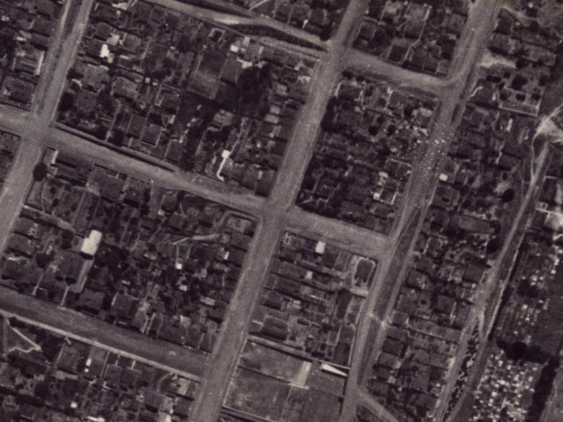 394 Oxford Street from the air, 1925-1929