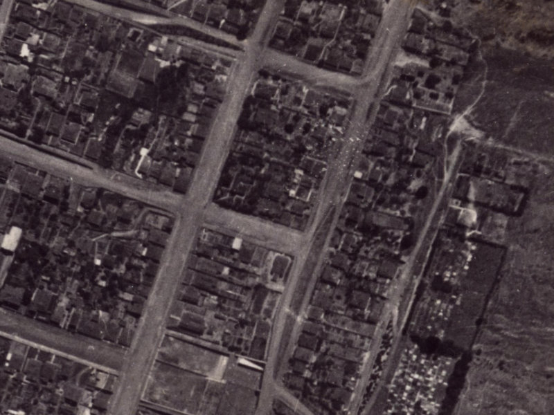 4 Exeter Street from the air, 1925-1929