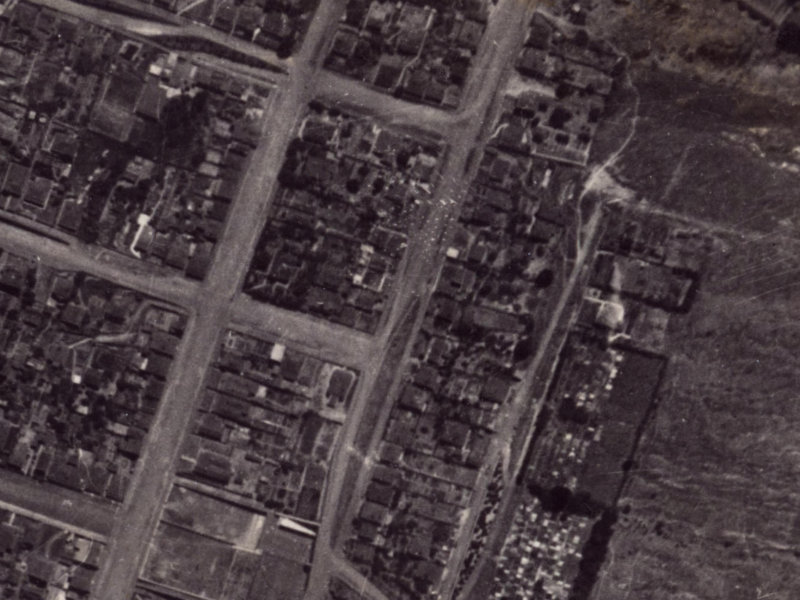 59 Saint Davids Street from the air, 1925-1929