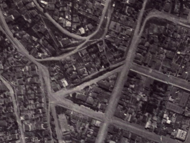 5 Coleridge Terrace from the air, 1925-1929