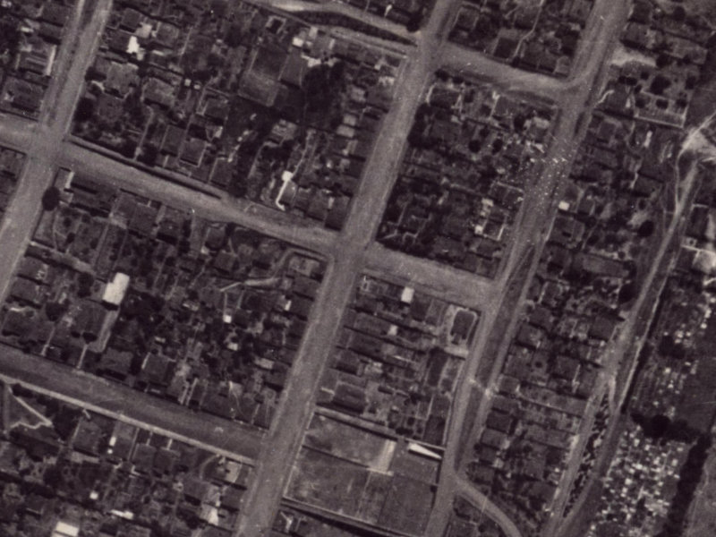 66 Oxford Street from the air, 1925-1929