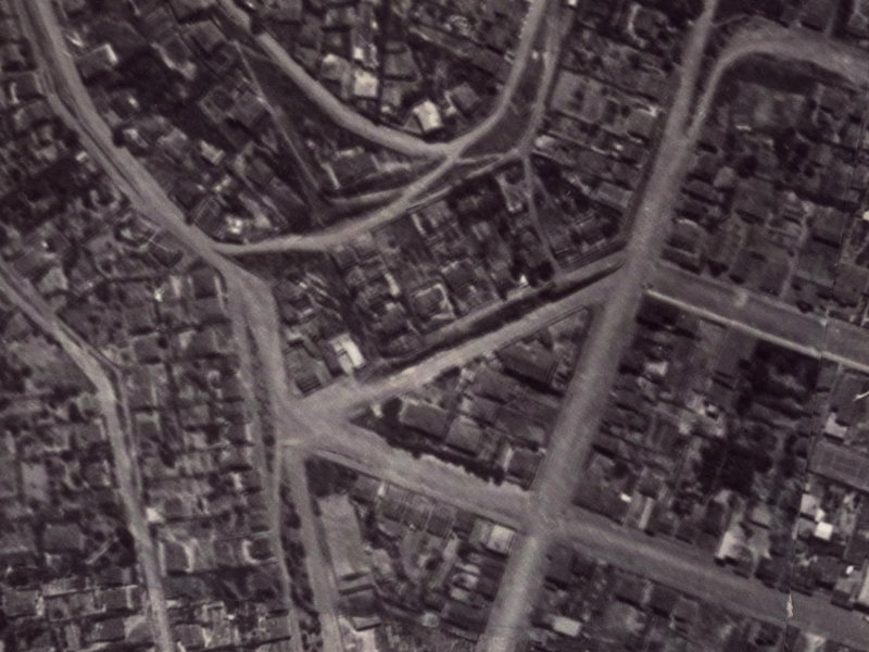 6 Coleridge Terrace from the air, 1925-1929