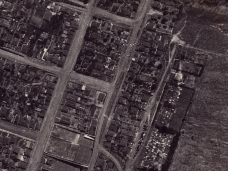 2 Exeter Street from the air, 1925-1929