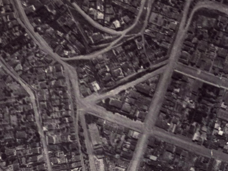 7 Coleridge Terrace from the air, 1925-1929