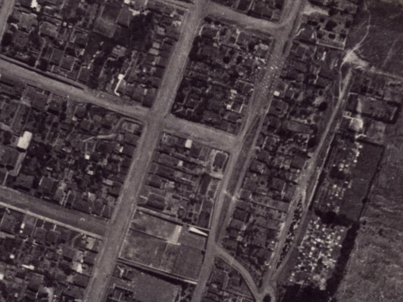 3 Exeter Street from the air, 1925-1929