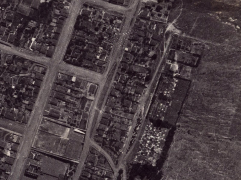 52 St Davids Street from the air, 1925-1929