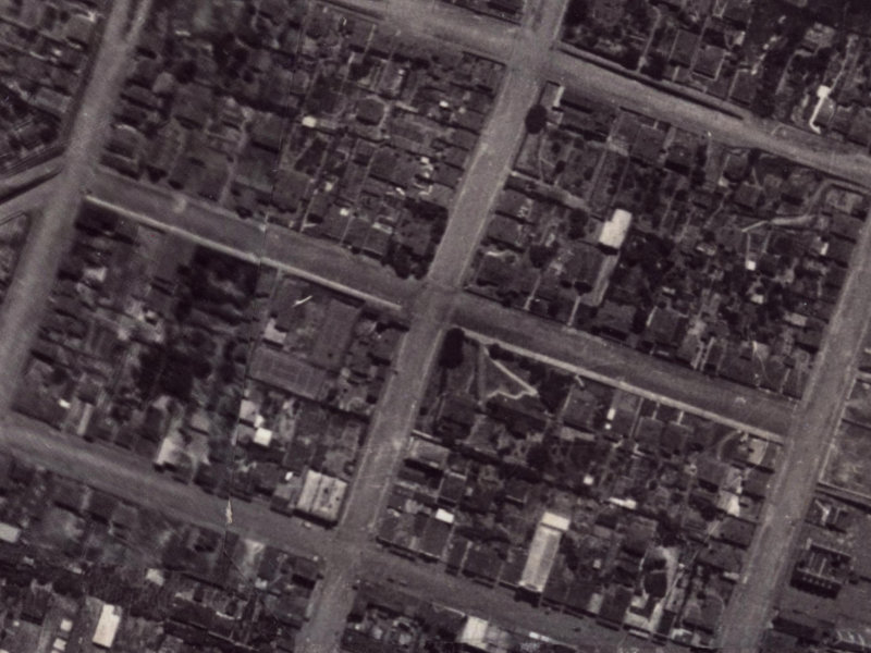 33 Canterbury Street from the air, 1925-1929