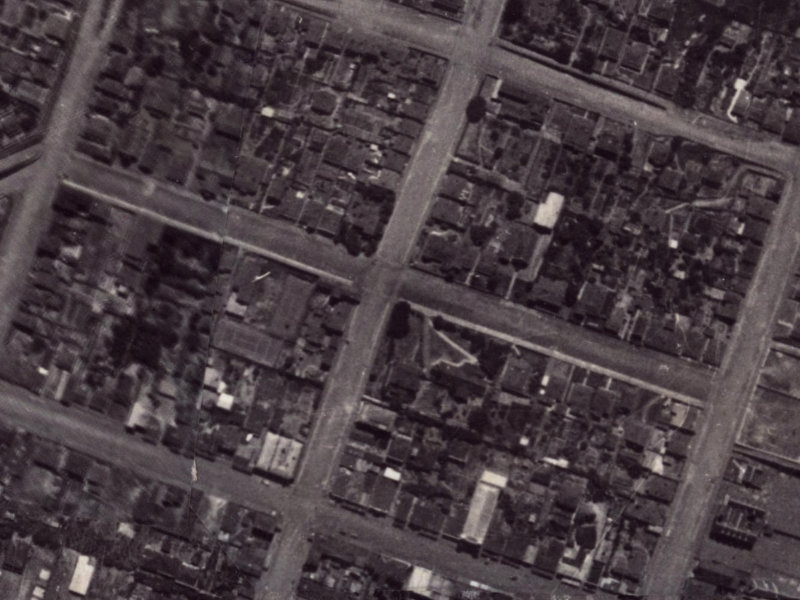 32 Canterbury Street from the air, 1925-1929