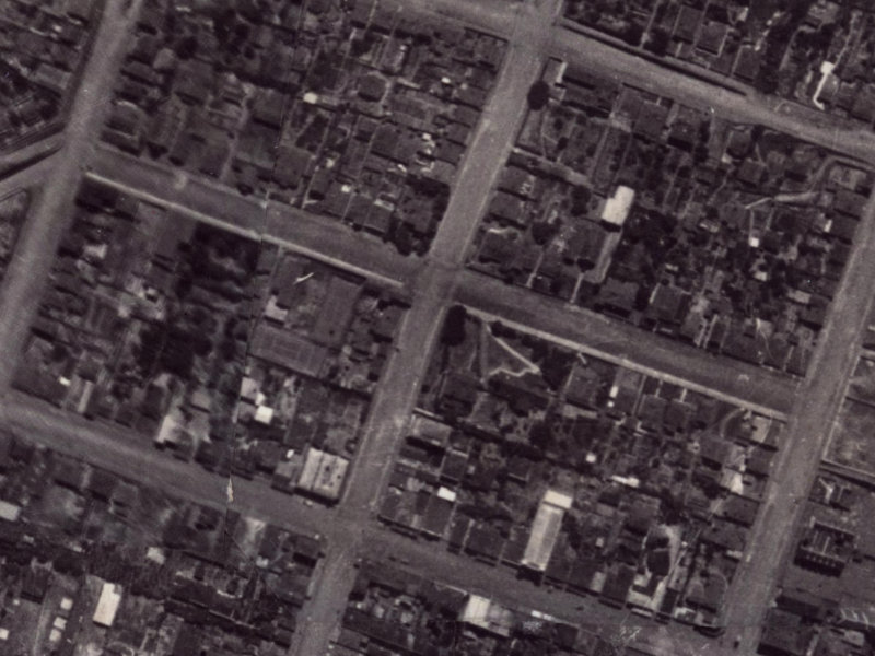31 Canterbury Street from the air, 1925-1929