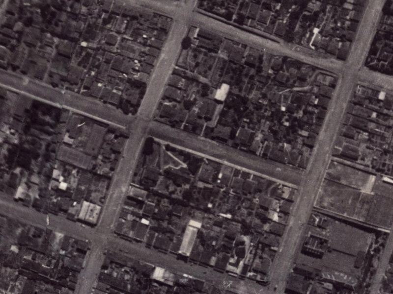 11a Winchester Street from the air, 1925-1929