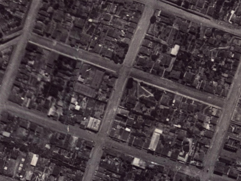 29 Canterbury Street from the air, 1925-1929