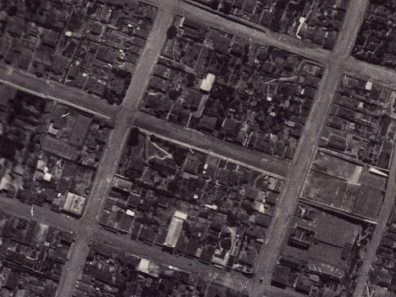 13 Winchester Street from the air, 1925-1929