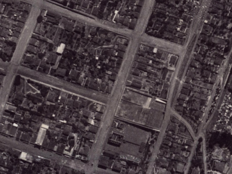 43 Oxford Street from the air, 1925-1929