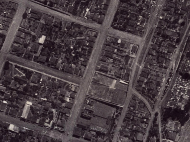 56 Oxford Street from the air, 1925-1929