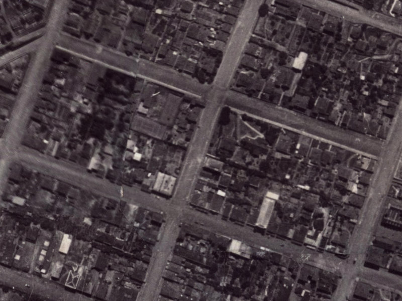 26 Canterbury Street from the air, 1925-1929